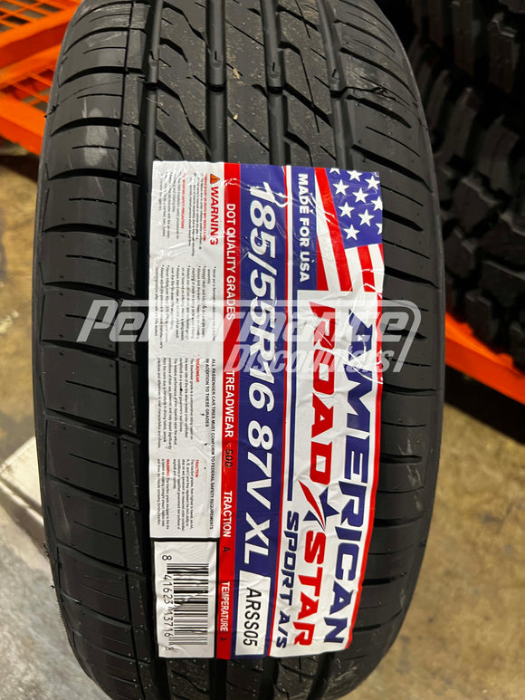 185/55R15 American Roadstar Sport A/S 82V BSW SL 185 55 15 1855515