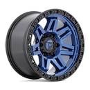 17x9 Fuel Off-Road D813 Syndicate Dark Blue with Black Ring 5x127 ET-12 Wheel