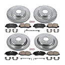 PowerStop Z23 Daily Driver Carbon-Fiber Ceramic Brake Pad and Drilled & Slotted