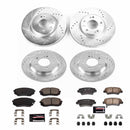PowerStop Z23 Daily Driver Carbon-Fiber Ceramic Brake Pad and Drilled & Slotted
