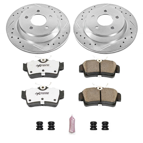 PowerStop Z26 Street Performance Ceramic Brake Pad and Drilled & Slotted Rotor K