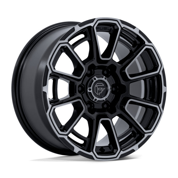18x9 Fuel FC910 Foxhound Gloss Black 6x139.7 ET1 CB106.1 Wheel