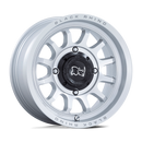 15X7 Black Rhino Powersports Rapid UTV Silver 4X156 ET10 Wheel Rim-1
