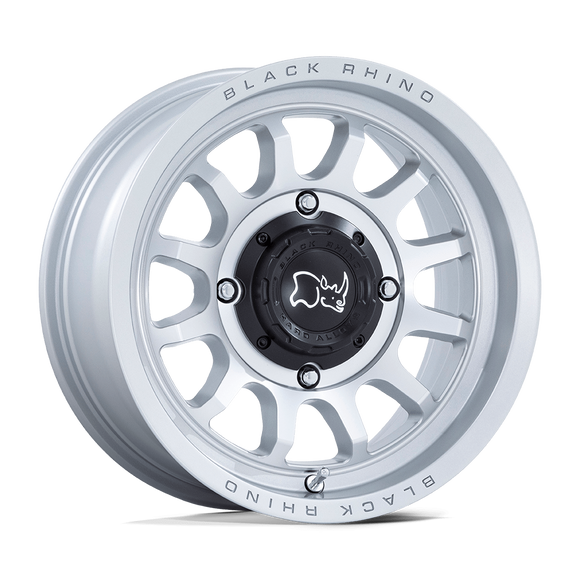 15X7 Black Rhino Powersports Rapid UTV Silver 4X156 ET10 Wheel Rim
