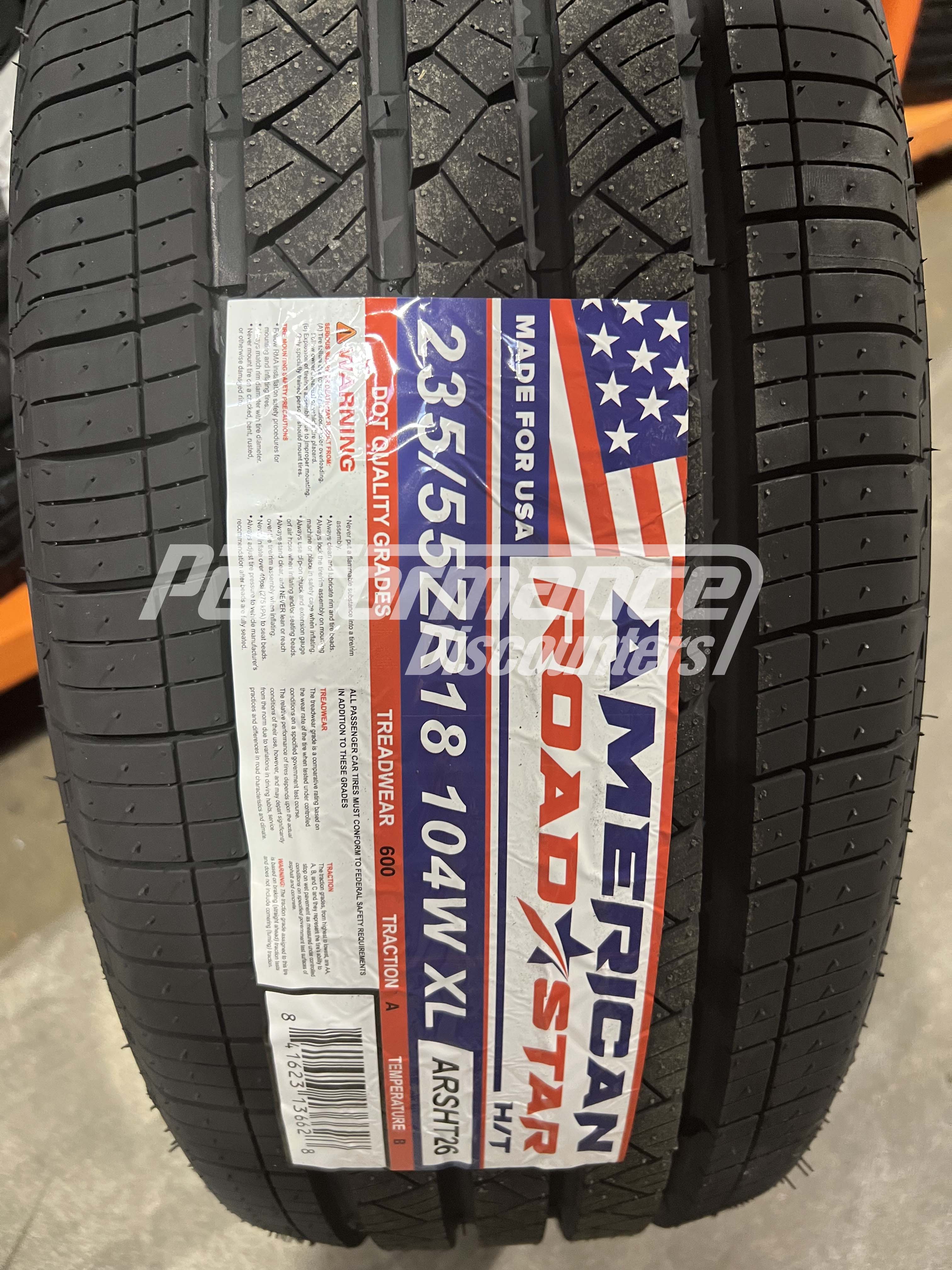 American Roadstar H/T Tire(s) 235/55R18 104W SL BSW 235 55 18 2355518