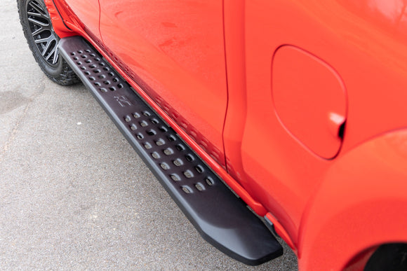 Rough Country RPT2 Running Boards Crew Cab Black For Chevy GMC 1500 2500HD 19-23