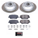 PowerStop Semi-Coated Rotor and Low-Dust Ceramic Brake Pad Kit