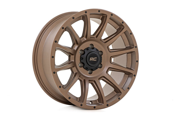 18x9 Rough Country 90 Series Bronze 8x165.1 8x6.5 ET-12 Wheel Rim