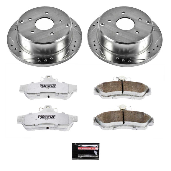 PowerStop Z26 Street Performance Ceramic Brake Pad and Drilled & Slotted Rotor K