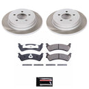 PowerStop Semi-Coated Rotor and Low-Dust Ceramic Brake Pad Kit