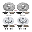 PowerStop Z23 Daily Driver Carbon-Fiber Ceramic Brake Pad and Drilled & Slotted