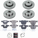 PowerStop OE Stock Replacement Low-Dust Ceramic Brake Pad and Rotor Kit