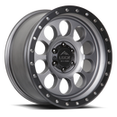 20x9 Lock Off-Road .50 CAL Matte Gray Black Ring 6x139.7 6x5.5 ET-12 Wheel-3