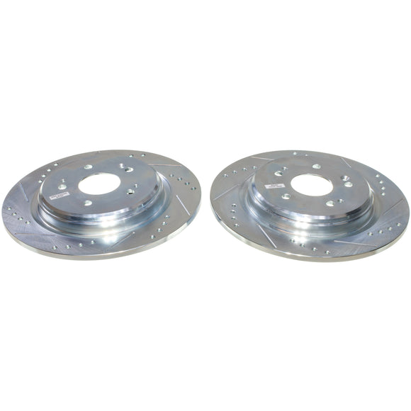 PowerStop Evolution Performance Drilled, Slotted & Plated Brake Rotor Pair