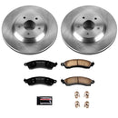 PowerStop OE Stock Replacement Low-Dust Ceramic Brake Pad and Rotor Kit