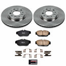 PowerStop OE Stock Replacement Low-Dust Ceramic Brake Pad and Rotor Kit