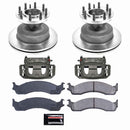 PowerStop OE Stock Replacement Low-Dust Ceramic Brake Pad, Rotor and Caliper Kit