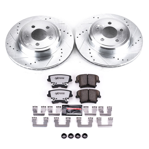 PowerStop Z26 Street Performance Ceramic Brake Pad and Drilled & Slotted Rotor K