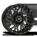 20x12 Vision 404 Brawl Gloss Black Milled Spoke Wheel 8x170 ET-51 CB125.2