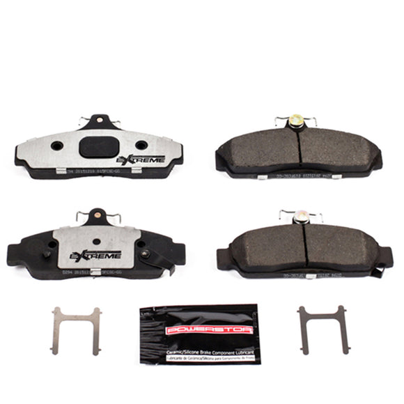 PowerStop Z26 Street Performance Carbon-Fiber Ceramic Brake Pads With Hardware
