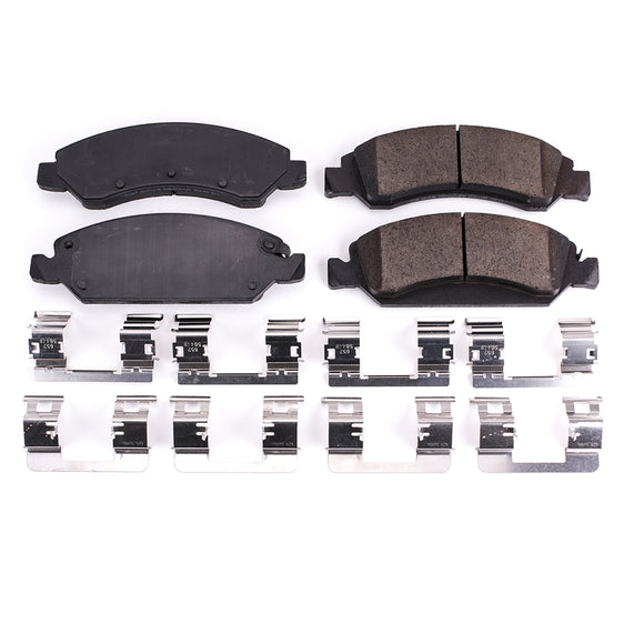 PowerStop Z17 Evolution Ceramic Brake Pads With Hardware