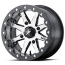 15X7 MSA OFFROAD Lok Gun Metal Wheel/Rim 4X137 ET0 4-137 15-7 M21-05737-3