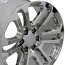 20" Replica Wheel CV99 Fits GMC Sierra Rim 20x9 Chrome Wheel
