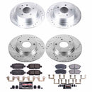 PowerStop Z23 Daily Driver Carbon-Fiber Ceramic Brake Pad and Drilled & Slotted