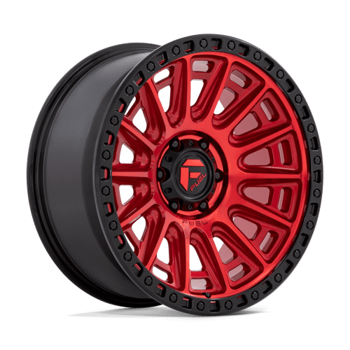 20x9 Fuel Off-Road D834 Cycle Candy Red with Black Ring 6x135 ET1 CB87.1 Wheel
