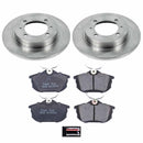 PowerStop OE Stock Replacement Low-Dust Ceramic Brake Pad and Rotor Kit