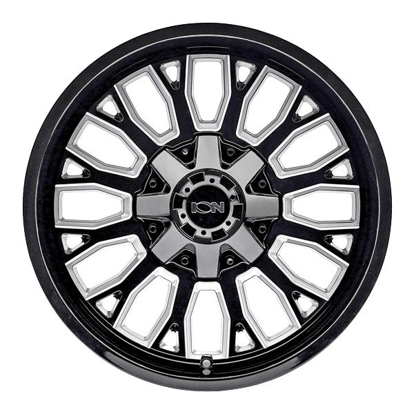 20x9 ION 152 Gloss Black Milled 5x127 5x139.7 5x5 5x5.5 ET0 Wheel Rim