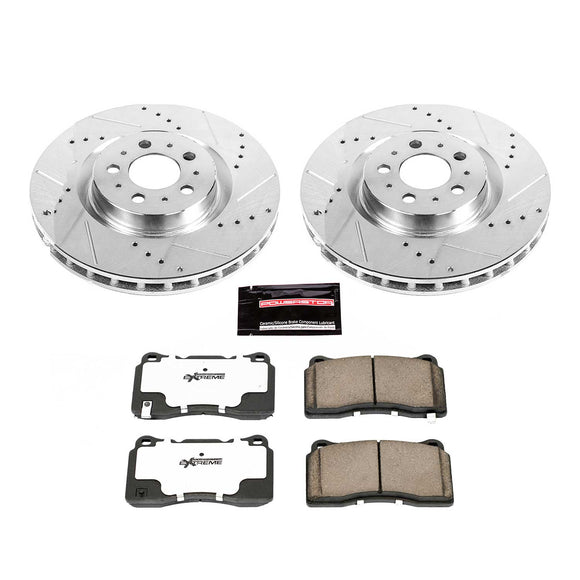 PowerStop Z26 Street Performance Ceramic Brake Pad and Drilled & Slotted Rotor K