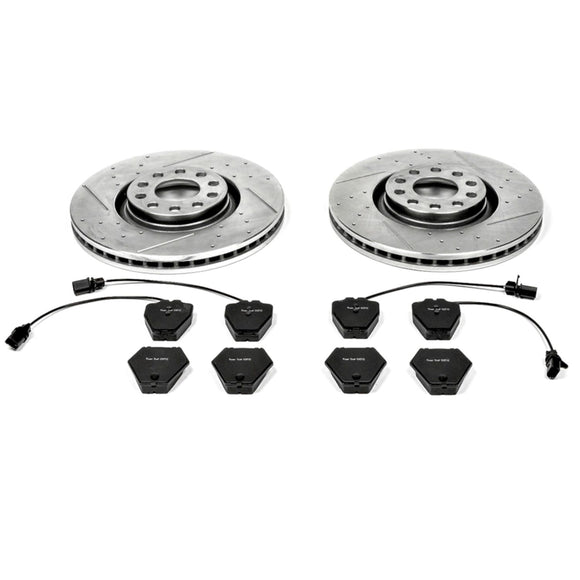 PowerStop Z23 Daily Driver Carbon-Fiber Ceramic Brake Pad and Drilled & Slotted