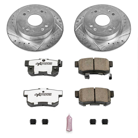 PowerStop Z26 Street Performance Ceramic Brake Pad and Drilled & Slotted Rotor K
