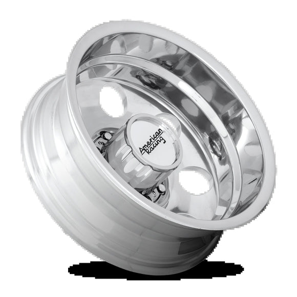16X6 American Racing AR204 BAJA DUALLY POLISHED 8X165.1 ET-134 wheel/rim