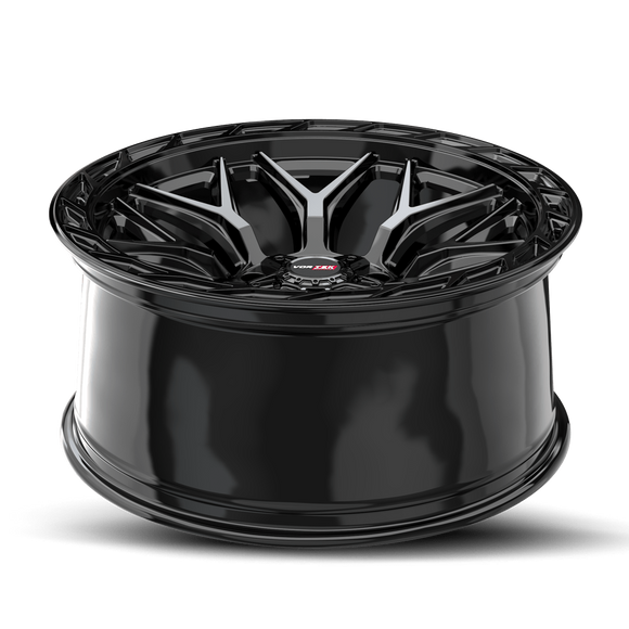 20x9 Vortek VRP-504 Enzo Gloss Black 6x135 ET18 CB106.1 Wheel Rim