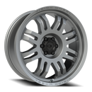 20x9 Vision 409 Inferno Gray Wheel 6x120 ET12 CB67.1