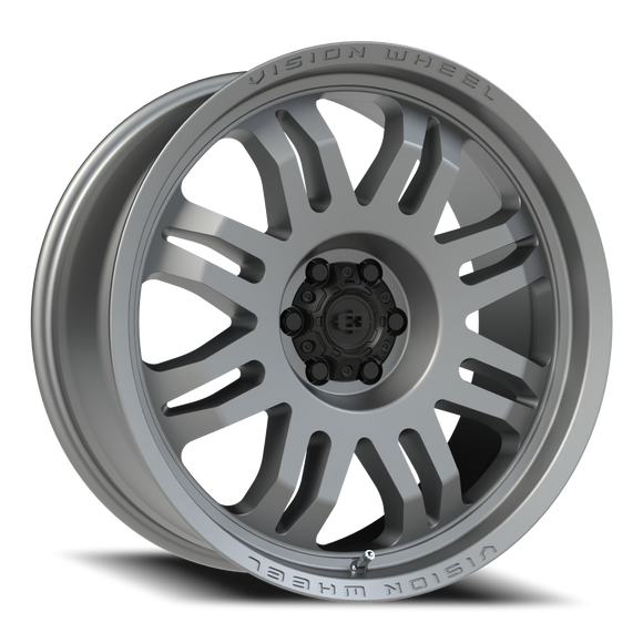 20x9 Vision 409 Inferno Gray Wheel 6x120 ET12 CB67.1