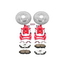 PowerStop Z26 Street Performance Ceramic Brake Pad, Drilled Slotted Rotor, and C