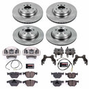 PowerStop OE Stock Replacement Low-Dust Ceramic Brake Pad, Rotor and Caliper Kit