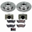 PowerStop OE Stock Replacement Low-Dust Ceramic Brake Pad, Rotor and Caliper Kit
