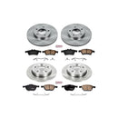 PowerStop OE Stock Replacement Low-Dust Ceramic Brake Pad and Rotor Kit