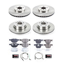 PowerStop OE Stock Replacement Low-Dust Ceramic Brake Pad and Rotor Kit