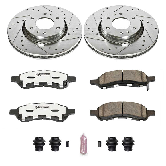 PowerStop Z26 Street Performance Ceramic Brake Pad and Drilled & Slotted Rotor K