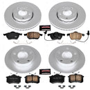 PowerStop Genuine Geomet Coated Rotor and Carbon-Fiber Ceramic Brake Pad Kit