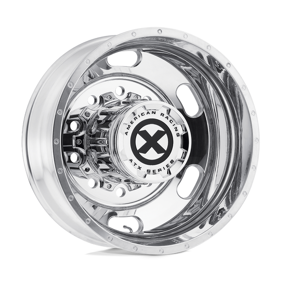 22.5X8.25 American Racing ATX AO402 INDY Polished 10X285.75 ET-167 wheel
