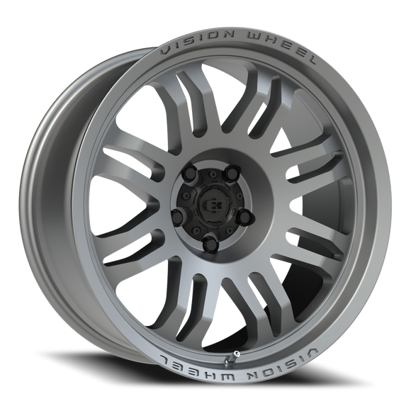 20x9.5 Vision 409 Inferno Gray Wheel 5x127 ET-18 CB78.1