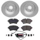 PowerStop Genuine Geomet Coated Rotor and Carbon-Fiber Ceramic Brake Pad Kit
