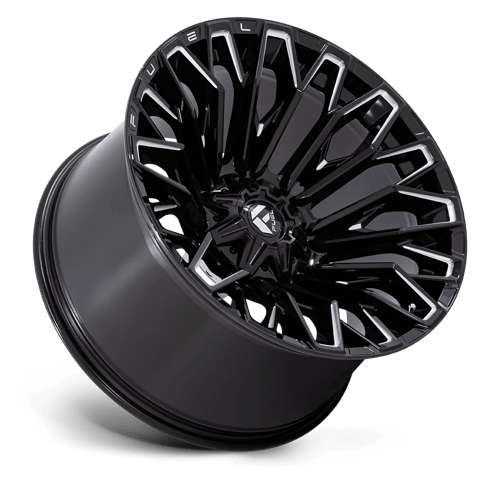 22x12 Fuel Off-Road FC865 Strike Gloss Black Milled 8x165.1 ET-44 CB125.1 Wheel