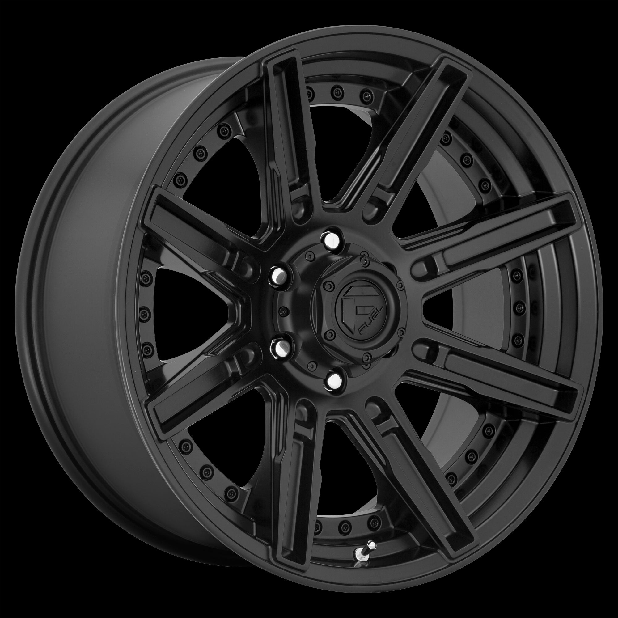 20X9 Fuel D709 ROGUE Matte Black 6X139.7 ET1 wheel/rim